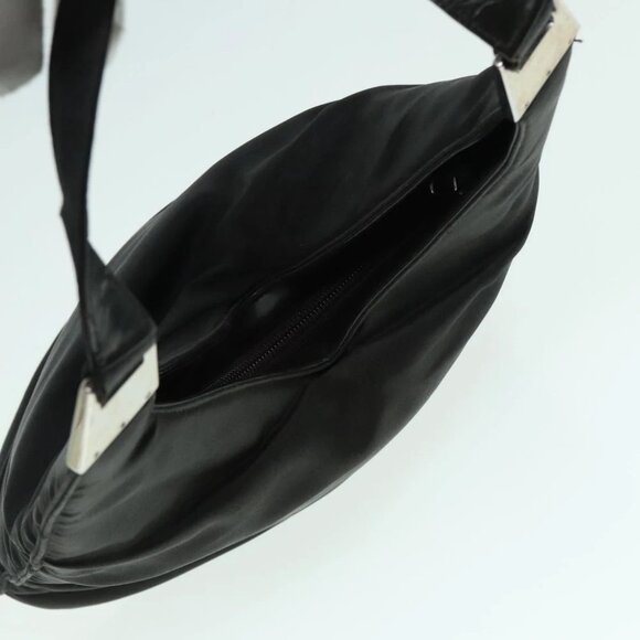 GUCCI Tote Bag Nylon Black Auth ti2101 - Picture 12 of 16